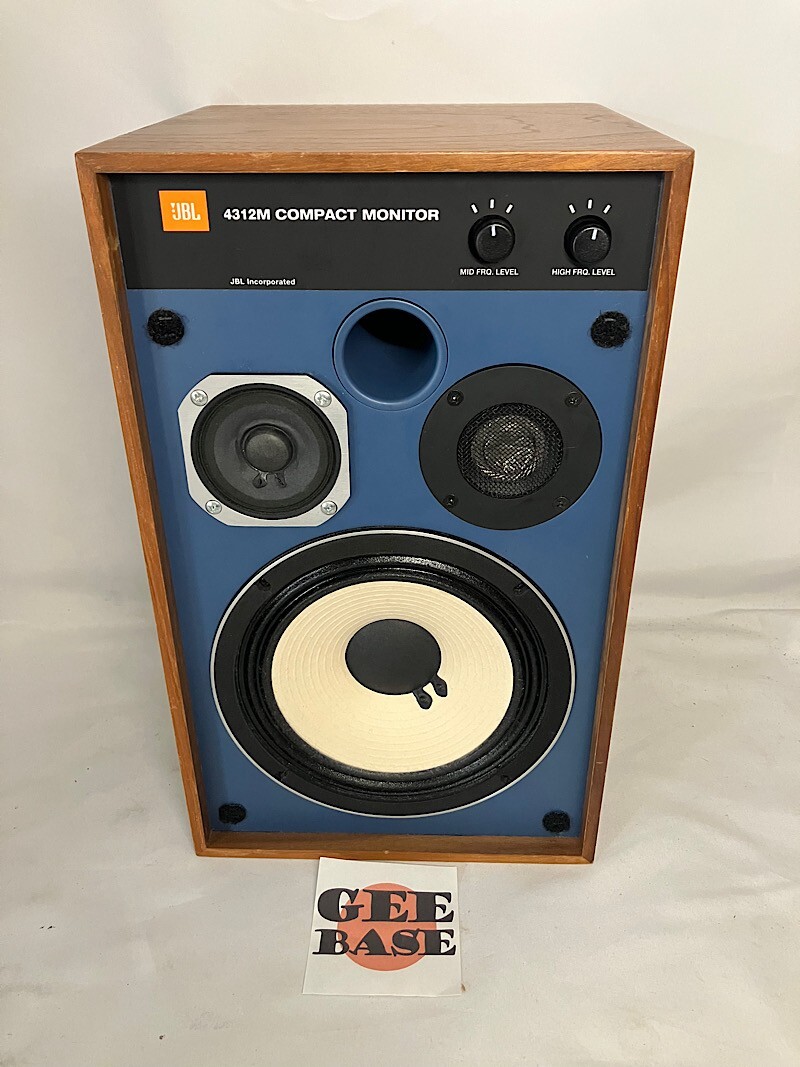 JBL 4312M Compact 3 Way LoudSpeaker Speaker Blue Line Harman Japan
