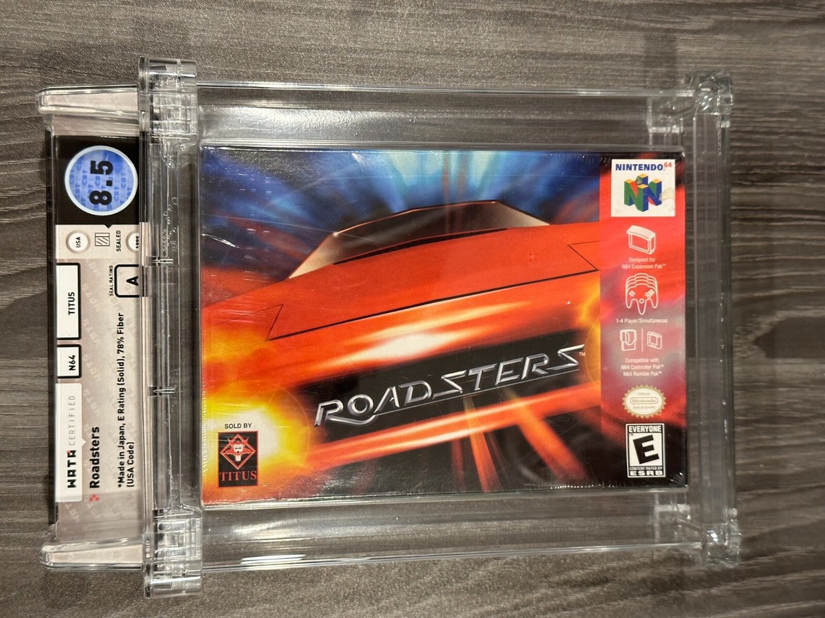Roadsters Nintendo 64 N64 New Sealed GRADED WATA 8.5 A | eBay