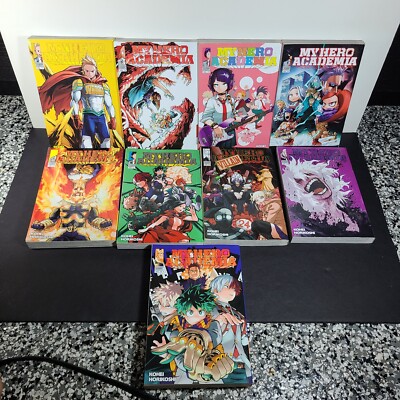 My Hero Academia Manga Lot Volumes 1-22 24-26 by Kohei Horikoshi