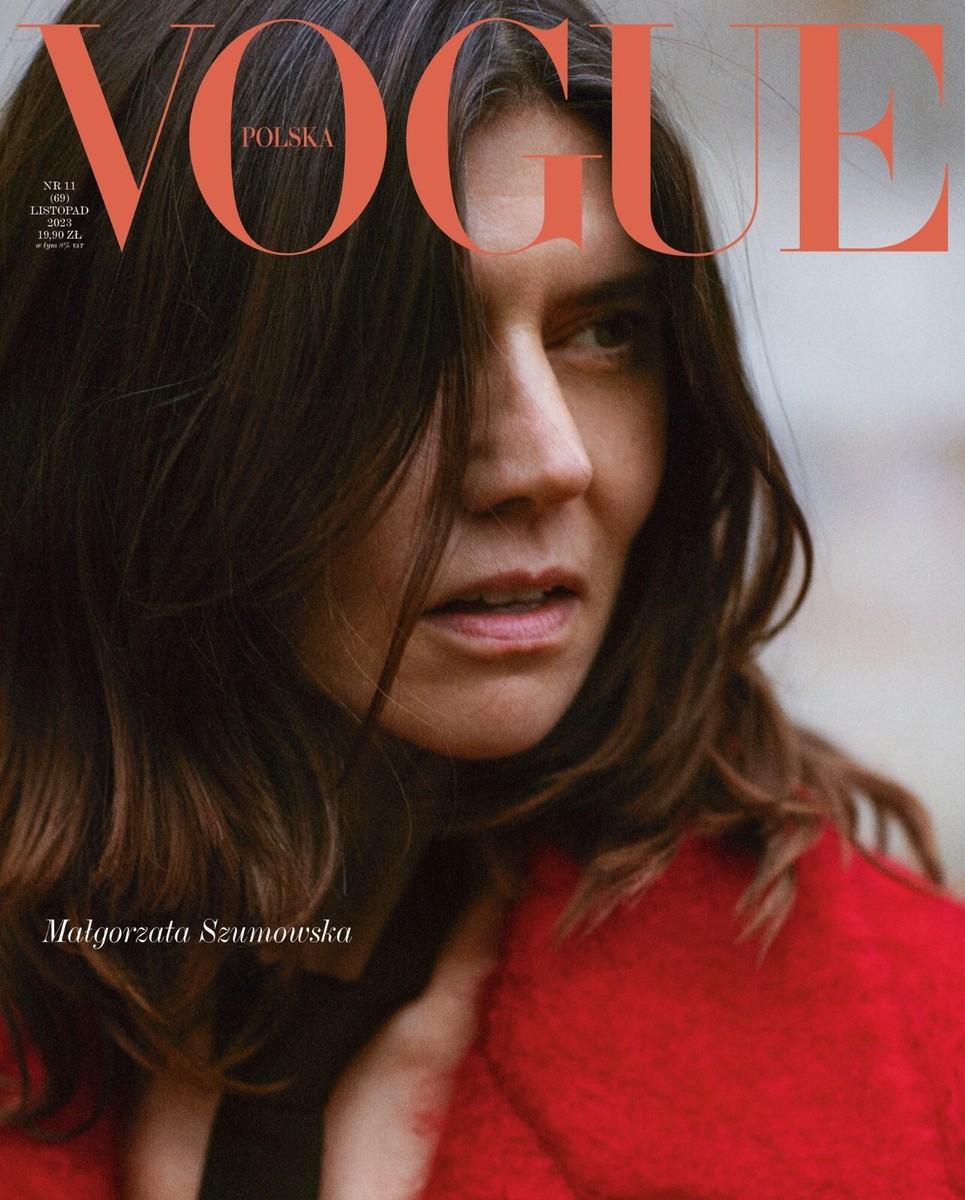 VOGUE Poland 11/2023, November 2023 MAŁGORZATA SZUMOWSKA on cover