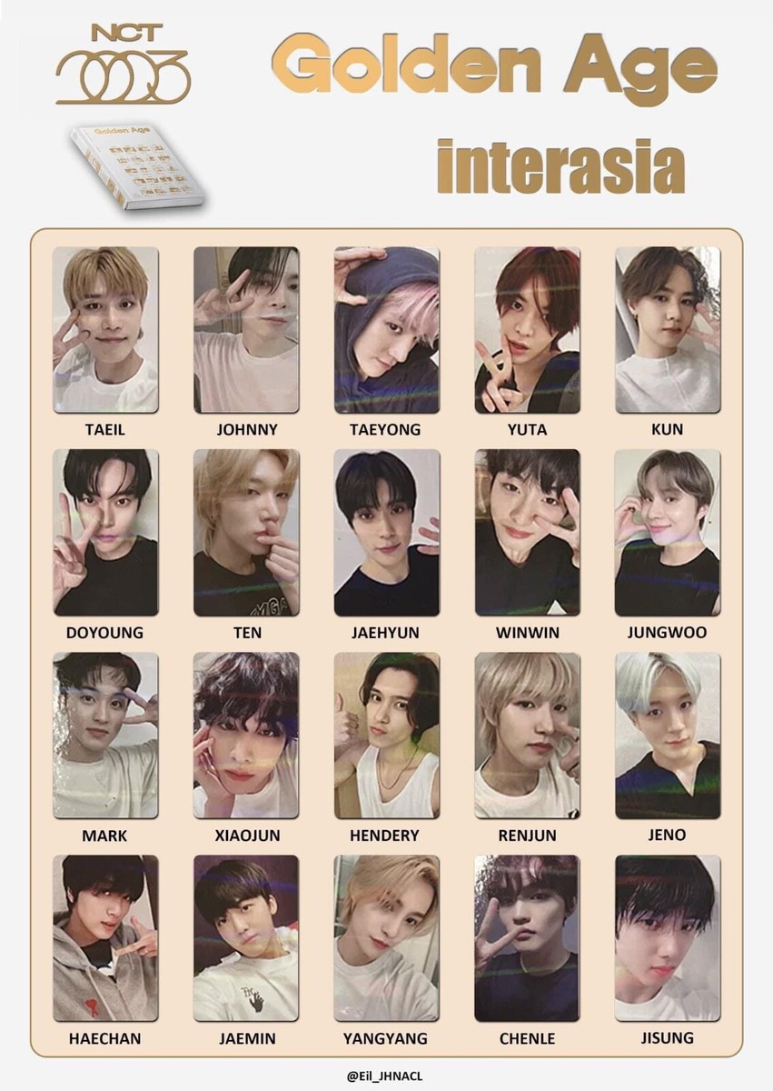 NCT 2023 GOLDEN AGE OFFICIAL POB INTERASIA PHOTOCARD | eBay