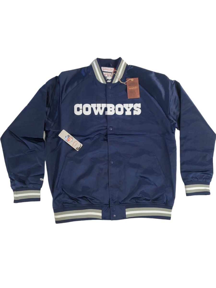 Mitchell & Ness Dallas Cowboys Lightweigh Button Jacket Men's Sz