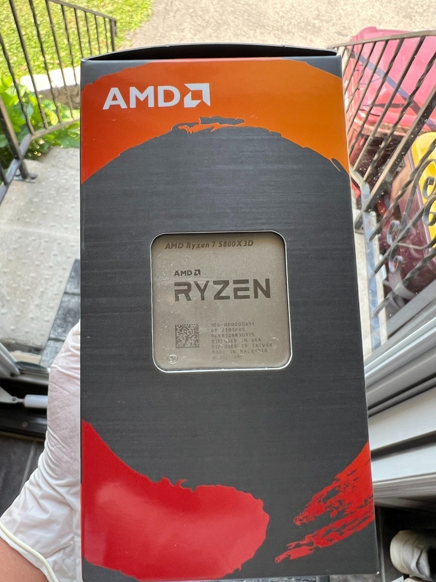 AMD Ryzen 7 5800X3D Processor (3.4GHz, 8 Cores, AM4) 730143313797