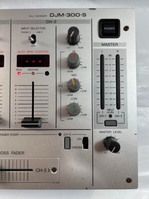 Pioneer DJM-300-S DJ Preamp Mixer 2 Channel Mixing Equalizer