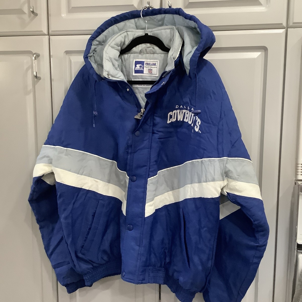 Vintage 90s Starter Pro Line Dallas Cowboys Jacket Pullover NFL