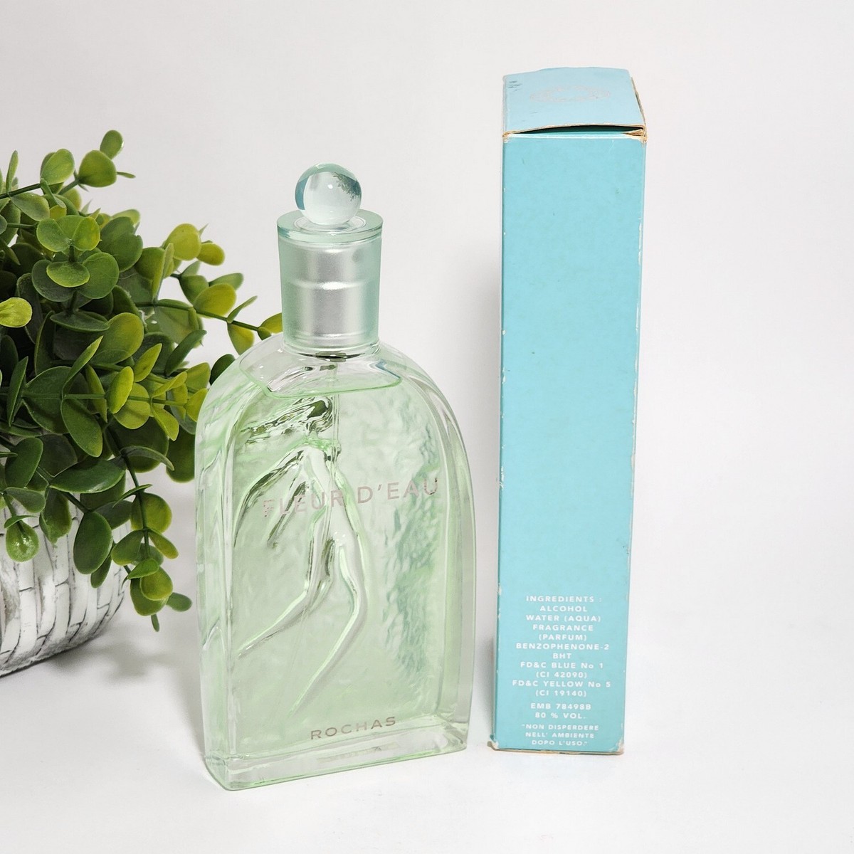 Fleur D'Eau by Rochas Eau De Toilette Spray Perfume for Women 3.4