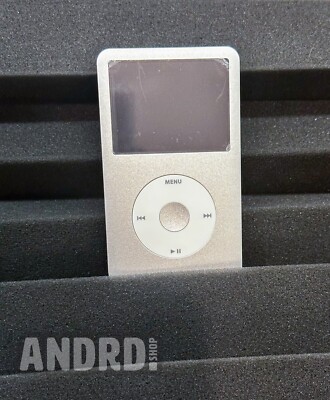 Custom Restored Silver iPod Classic 6th Gen w/ 128GB Flash, New