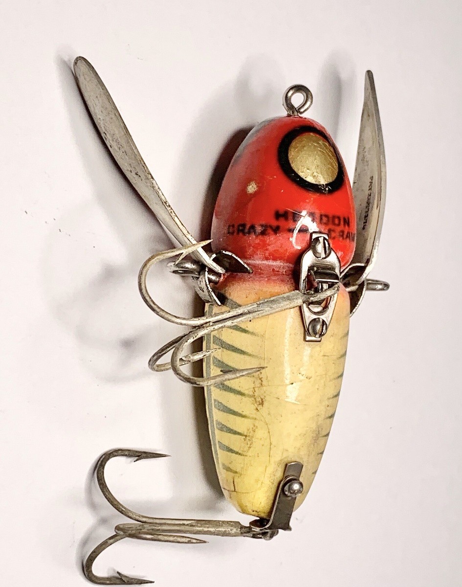 Vintage Heddon Crazy Crawler; Wood. | eBay