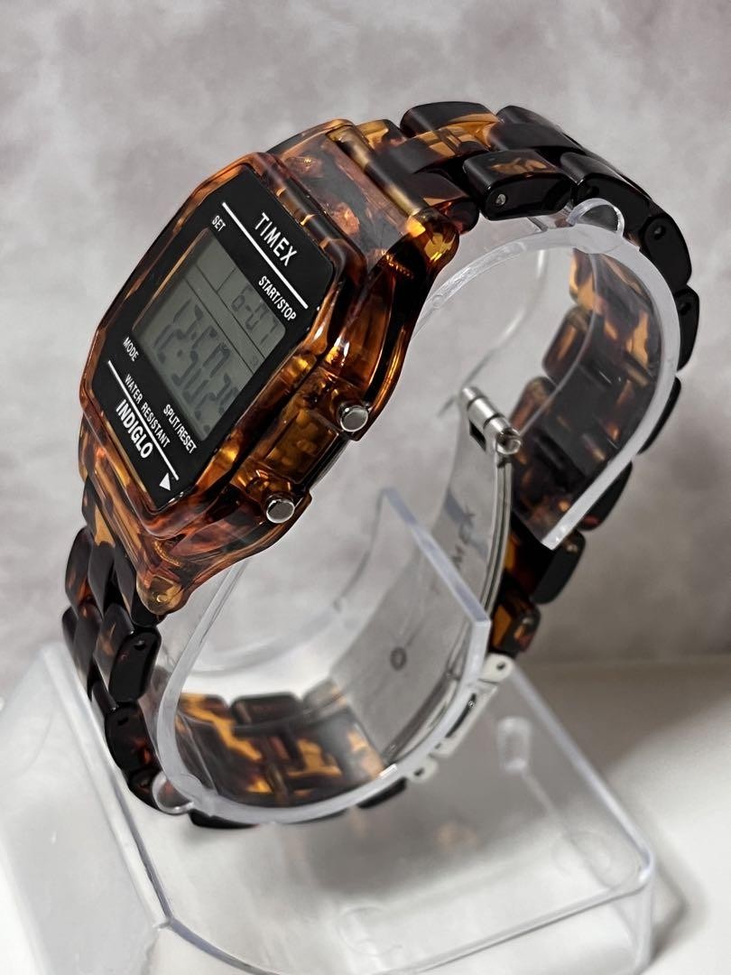 TIMEX × BEAMS Classics Digital Tortoise Shell Watch | eBay