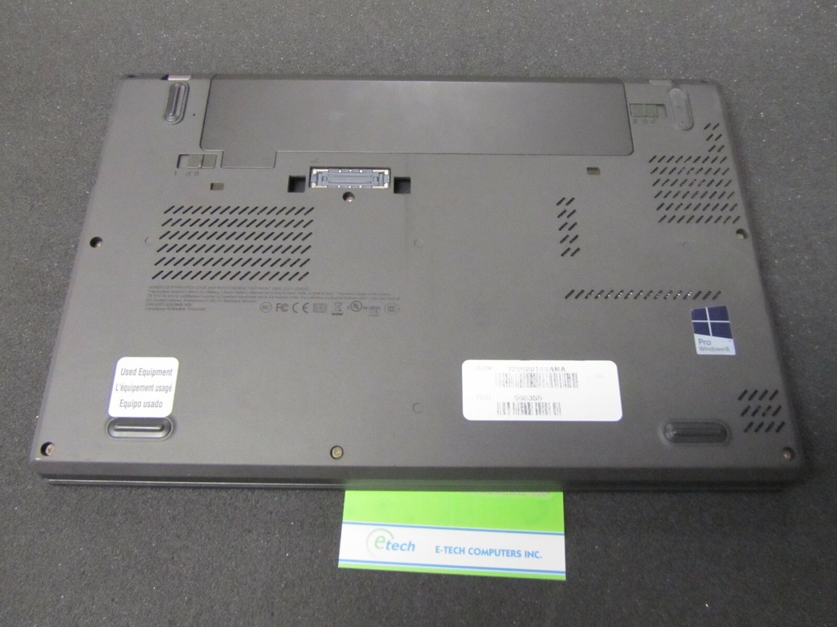 ThinkPad x240 i7-4600U 8GB 128GB SSD 12.5