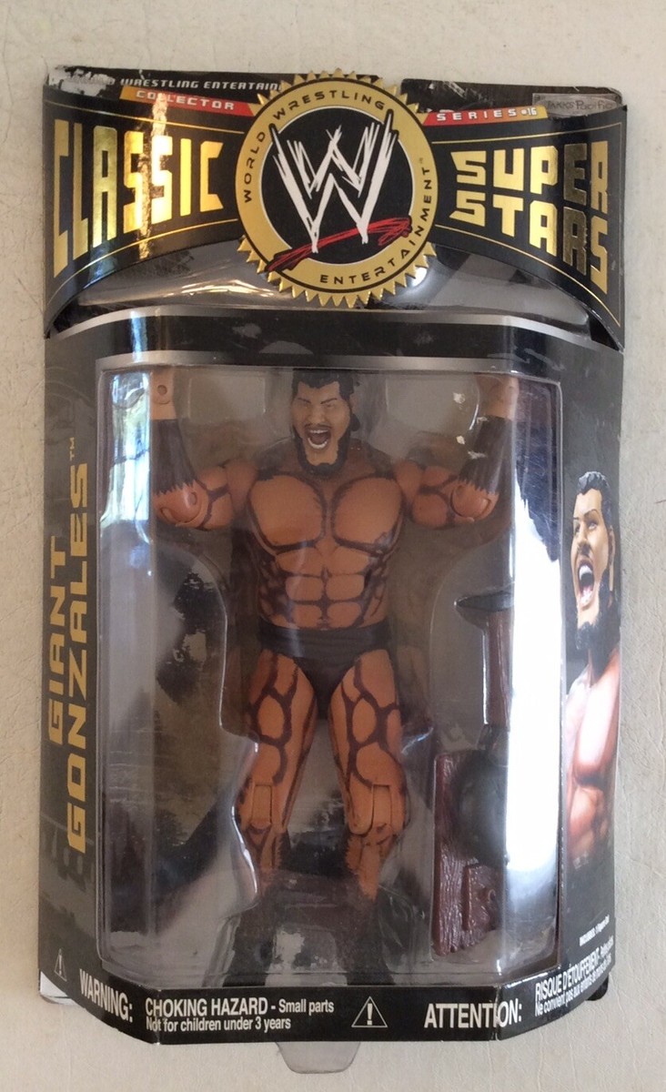 JAKKS PACIFIC WWE CLASSIC SUPER STARS SERIES 16 GIANT GONZALES MIP