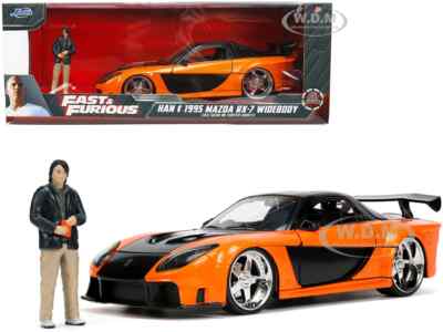 1995 MAZDA RX-7 ORANGE & HAN FIGURE 