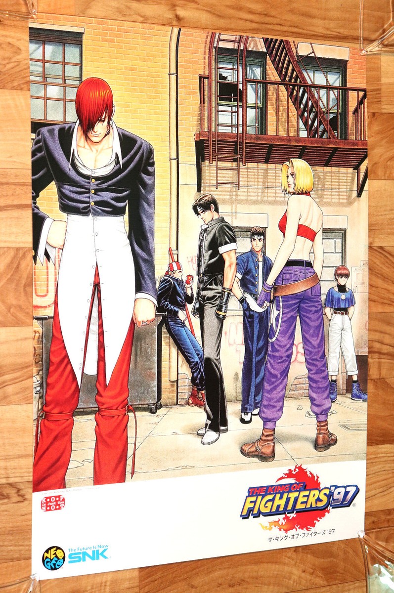 The King of Fighters '97 Rare Game Store Promo Poster Neo-Geo
