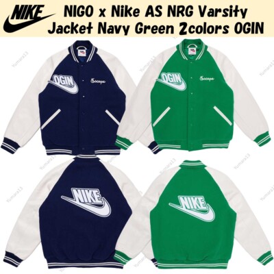 NIGO x Nike AS NRG Varsity Jacket Navy Green 2colors OGIN Japan