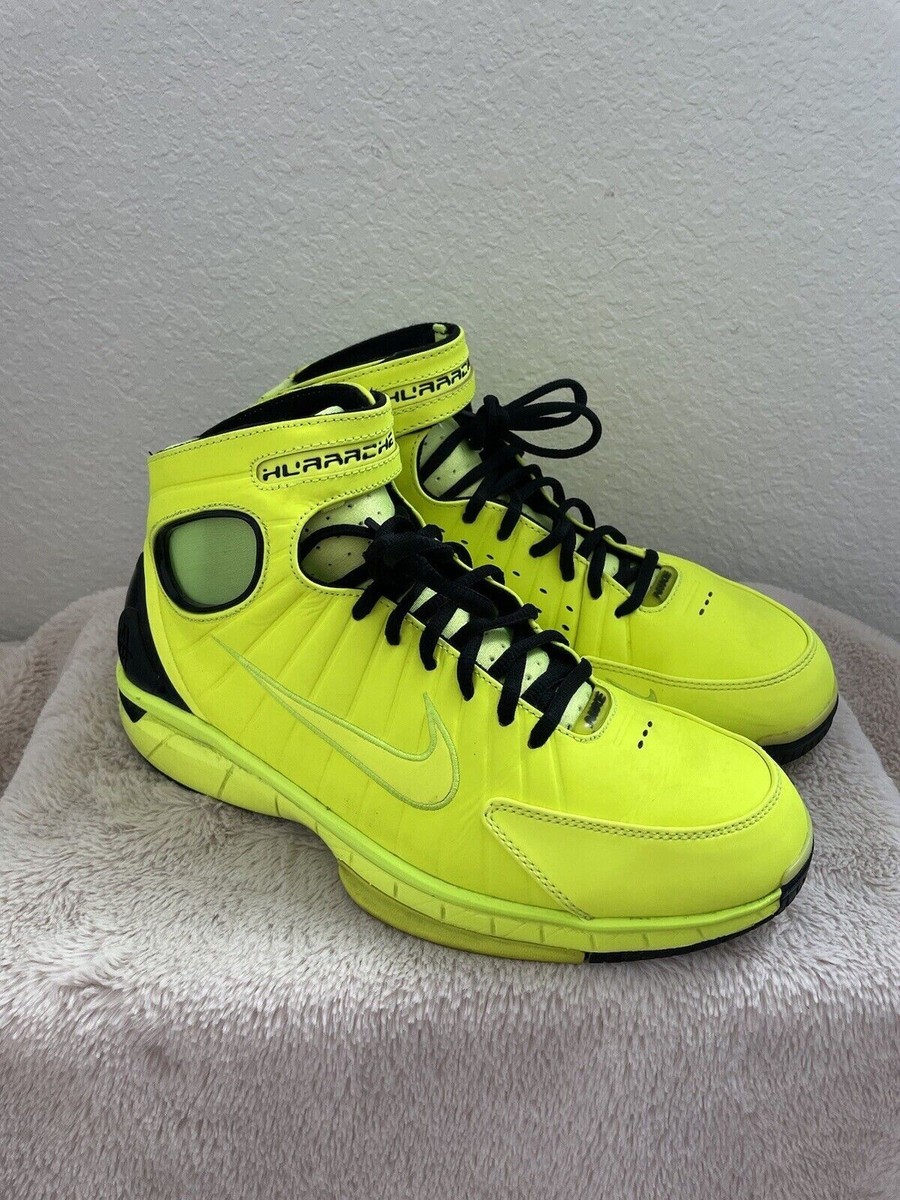 2012 Nike Zoom Air Huarache 2K4 Volt Neon Black KOBE Bryant 511425