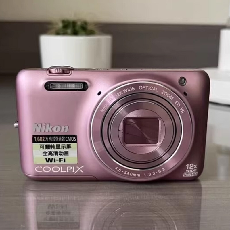 Nikon COOLPIX S6600 Compact Digital Camera 16.0MP 12x Zoom Pink | eBay