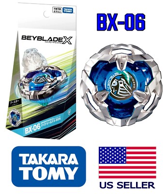 Takara Tomy BX-06 Knight Shield Beyblade X Booster Blue Recolor