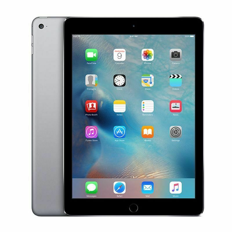 Apple iPad Air 2nd Gen 9.7in 64GB - Wi-Fi - Space Gray - **Read