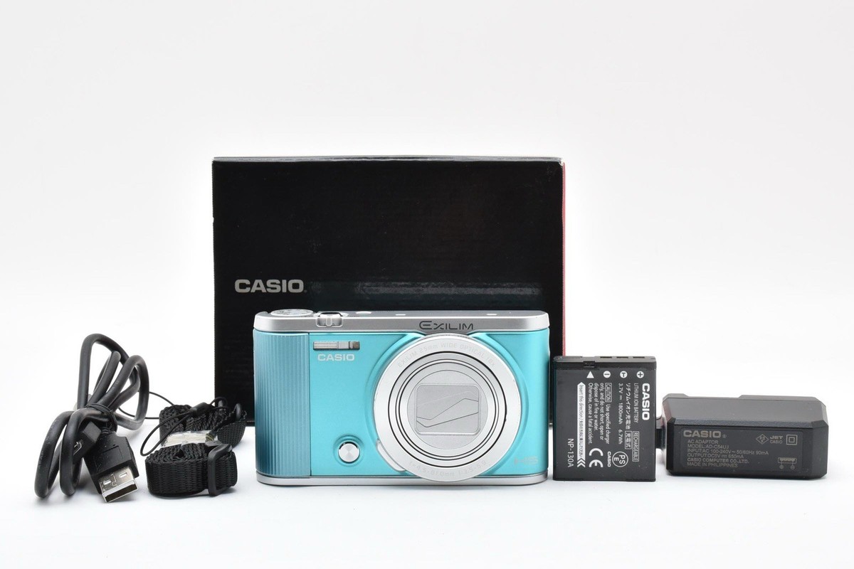 Casio EXILIM ZR1800 Ex-zr1800 W. 18x Zoom Lens Emerald Green Mint