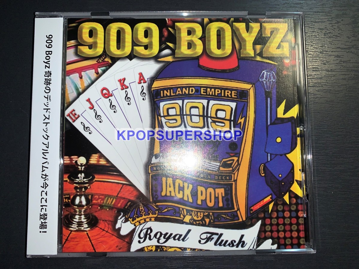909 Boyz Album Royal Flush CD Booklet Rare Japan OBI SoCal Gangsta