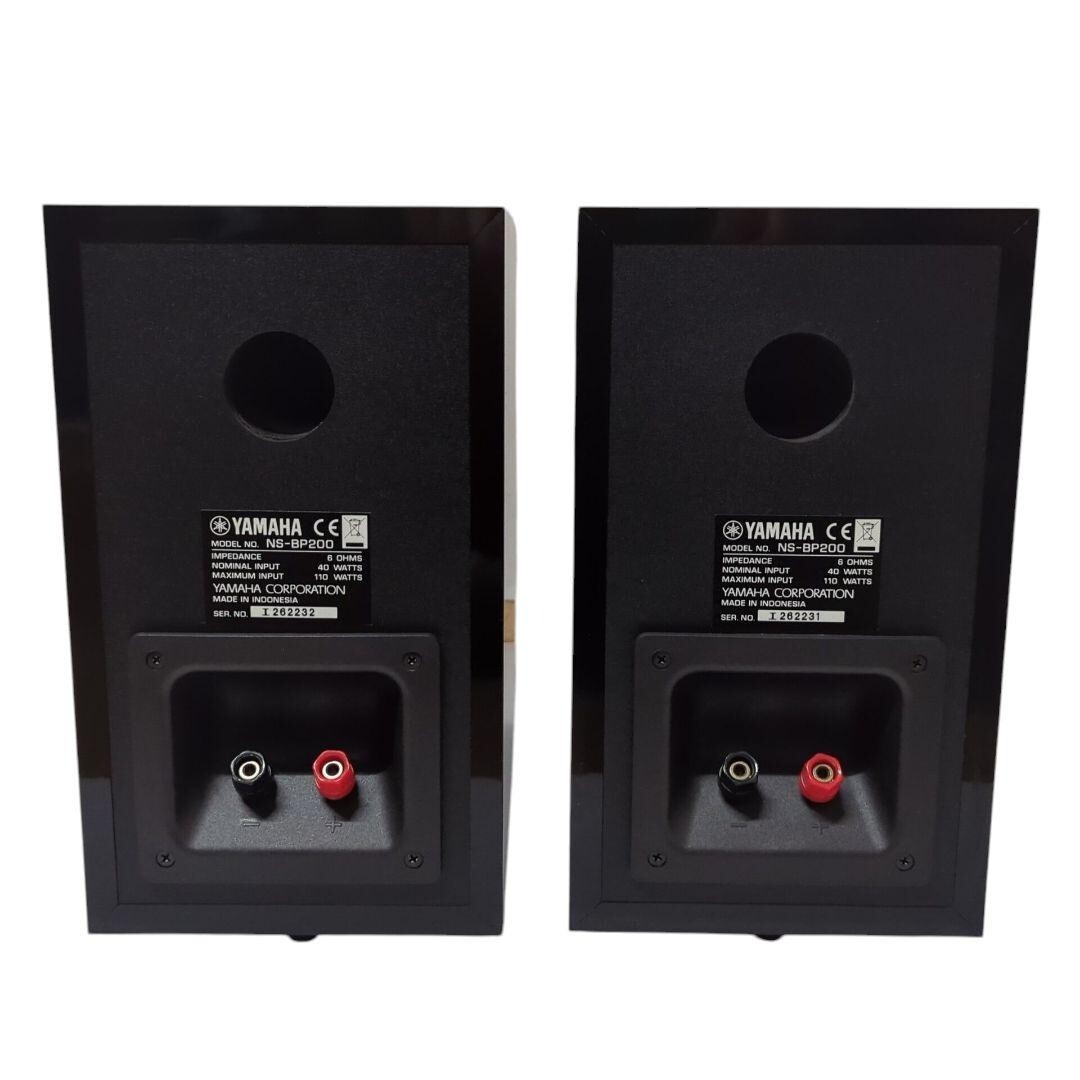 YAMAHA Speaker Piano Black 2 pairs NS-BP200BP AUX Stereo Sound