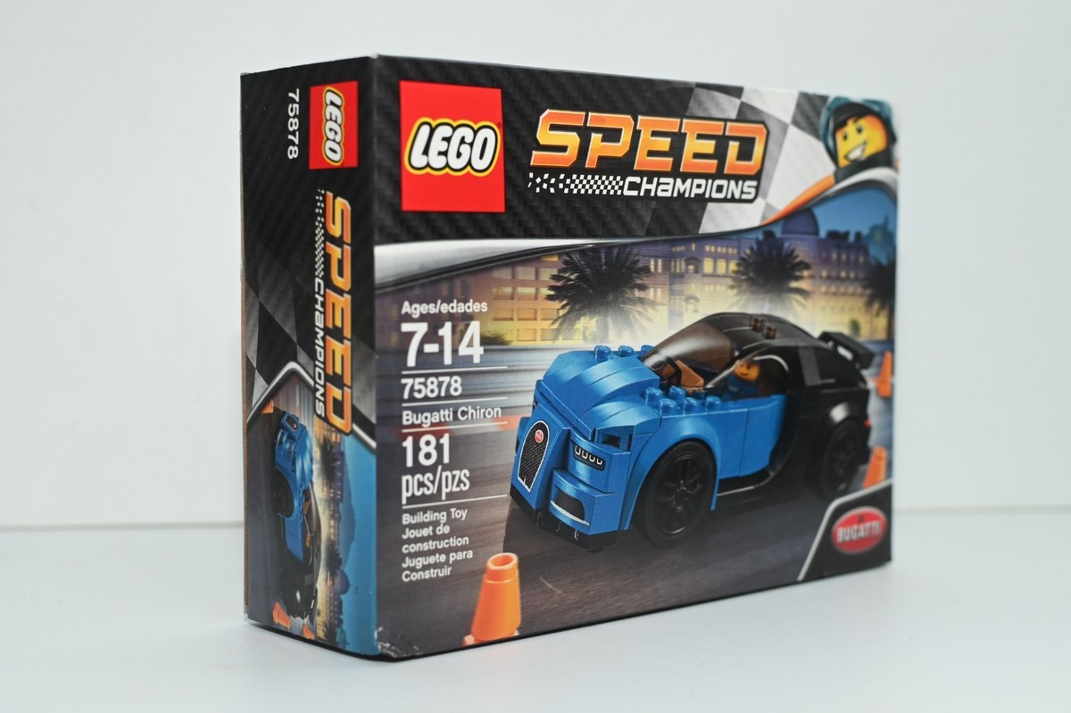 LEGO SPEED CHAMPIONS Bugatti Chiron 75878 New In Box Retired