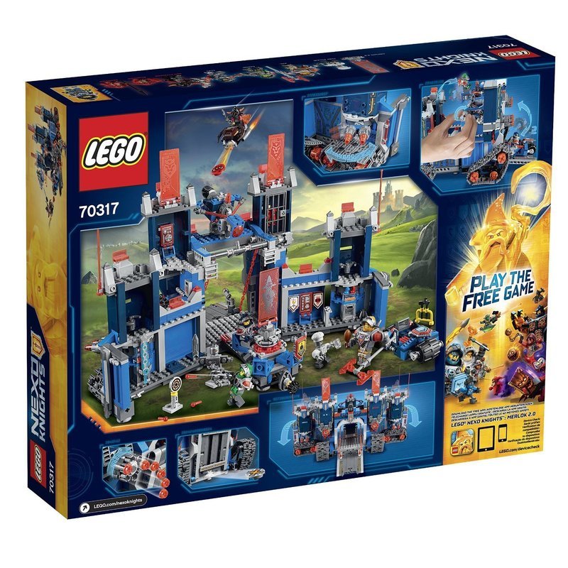 NEW! LEGO Nex Knights Move Citadel Four Trex 70317 1140 pieces