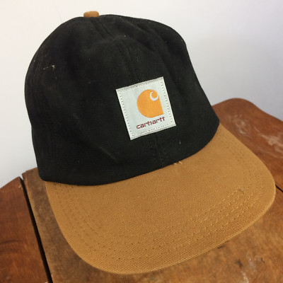 Vintage 80s 90s Carhartt Insulated Winter Work Canvas Hat Cap M