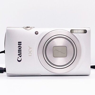 Canon PowerShot IXY 200 Silver ELPH 185 Digital Camera 20MP | eBay