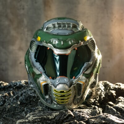 Game DOOM Eternal Helmet Resin Replica Cosplay Props Adult