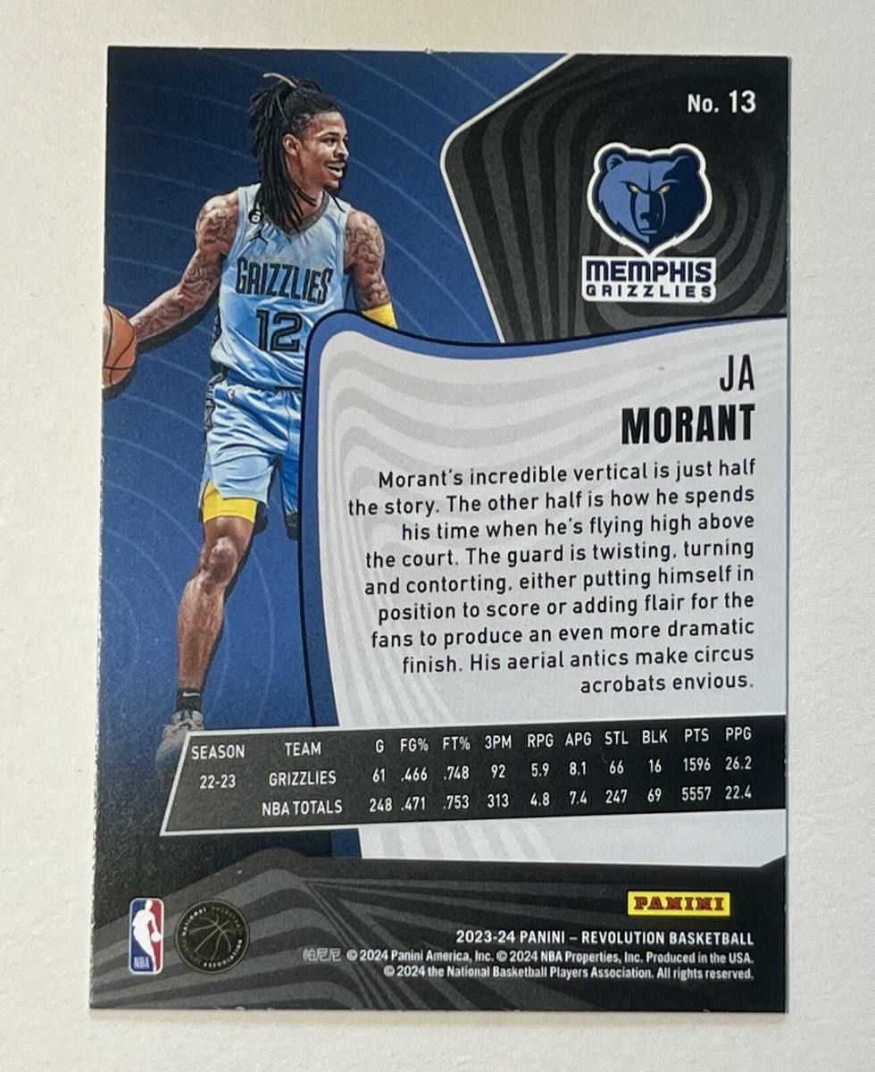 2023-24 Panini Revolution Ja Morant #13 Memphis Grizzlies | eBay