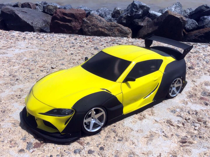 RC Body Car Drift Touring 1:10 Toyota Supra A 90 wide style