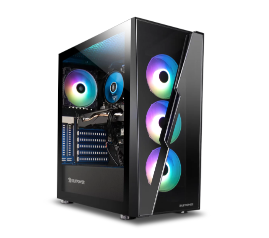 iBUYPOWER Gaming Desktop PC SlateHakoA5N16501 - AMD Ryzen 5 4500