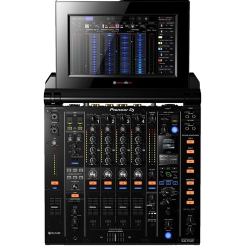Pioneer DJ CDJ850 Mixer DJM350 Serato SL3 Full DJ Set with Cables