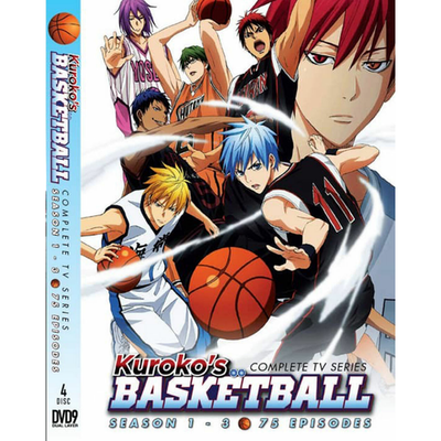 Kuroko's Basketball Complete Season 1-3 Anime DVD English Dub Sub