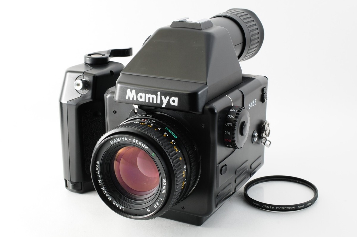 Works! 【Exc5】Mamiya 645 E Film Camera + Sekor C 80mm f/2.8 N