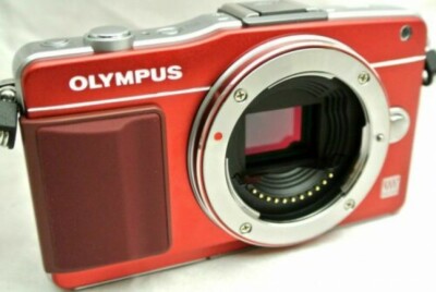 Olympus PEN mini E-PM2 compact digital camera body *red *superb | eBay