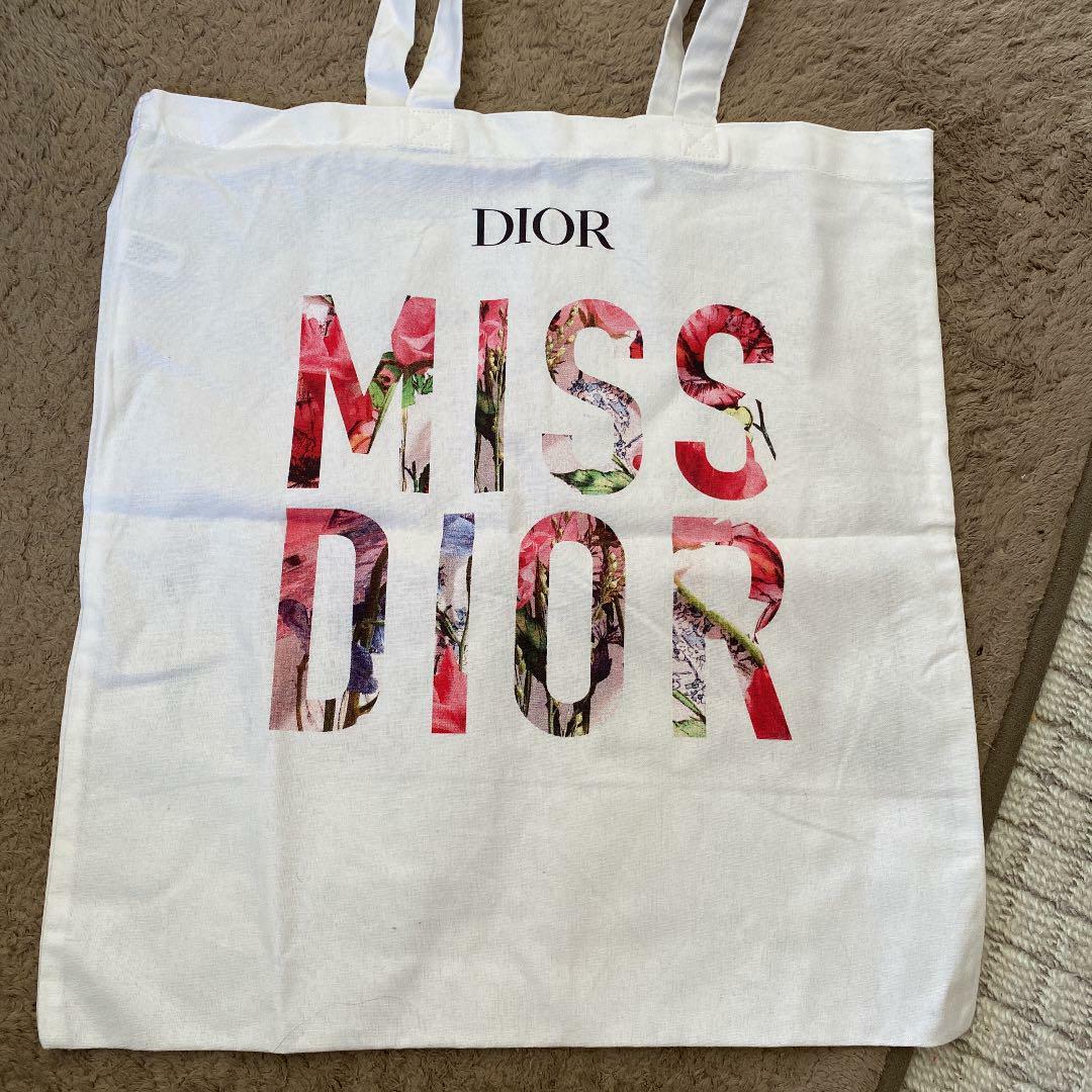 Christian Dior Novelty Canvas Tote Bag Eco Bag MISS DIOR Art Event