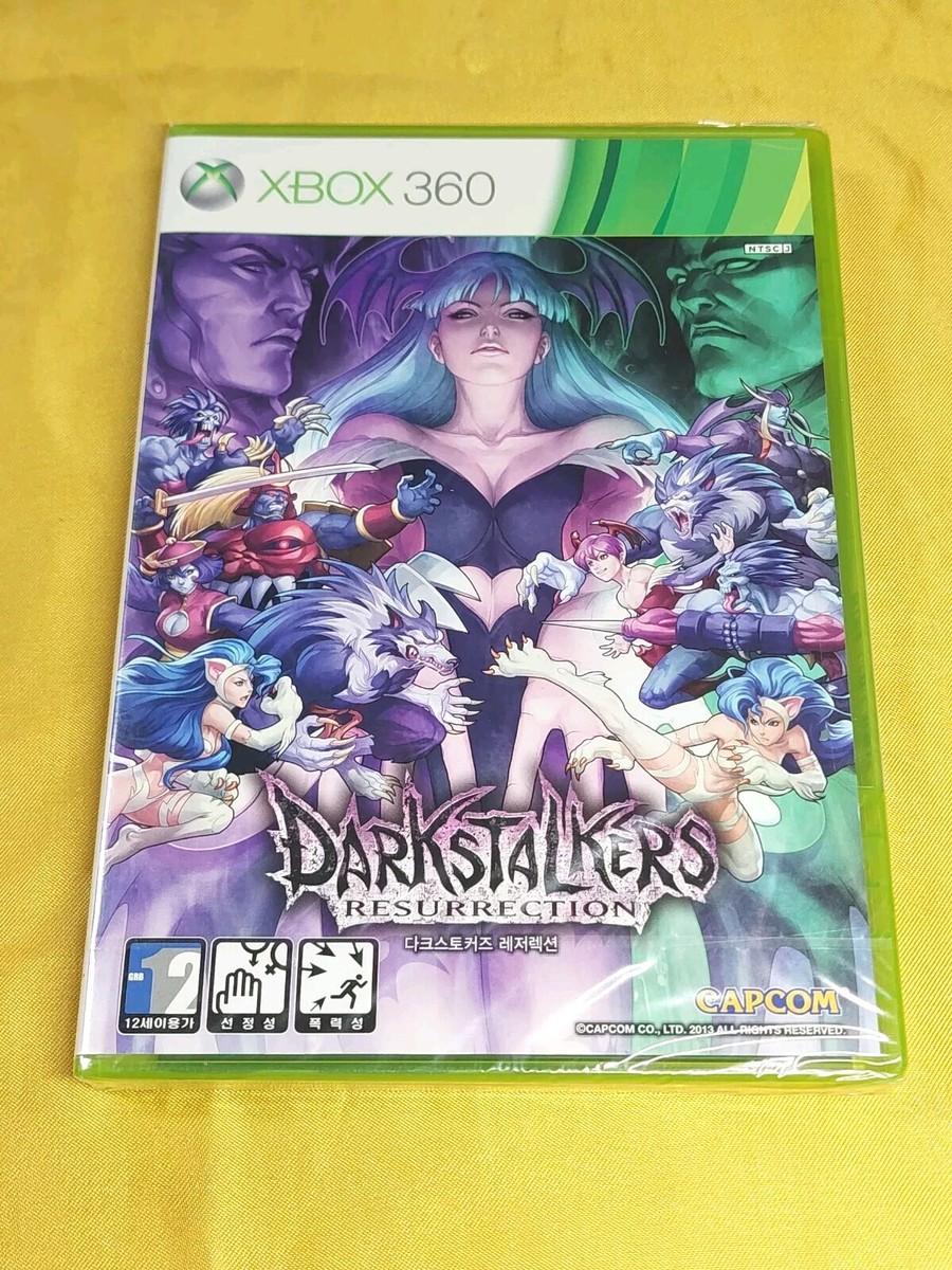 Darkstalkers / Vampire Resurrection Xbox 360 Rare Korean Copy Hard