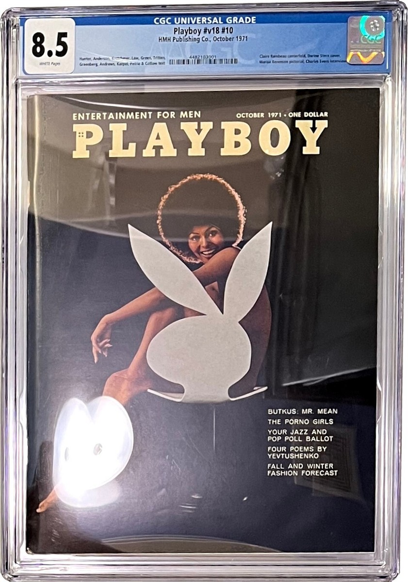 Playboy Magazine CGC 8.5, October 1971 Darine Stern, Claire