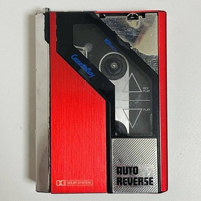 AIWA Cassette Boy HS-P7 Red Stereo Auto Reverse Junk Retro for