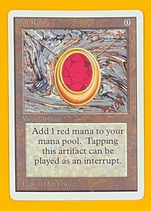 マジック：ザ・ギャザリング Mox Ruby 2ED Power9 MTG マジック：ザ