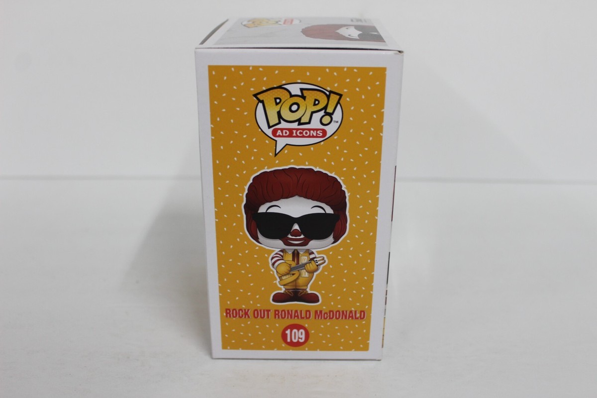 Funko Pop! Ad Icons Rock Out Ronald McDonald #109 Vinyl Figure NIB