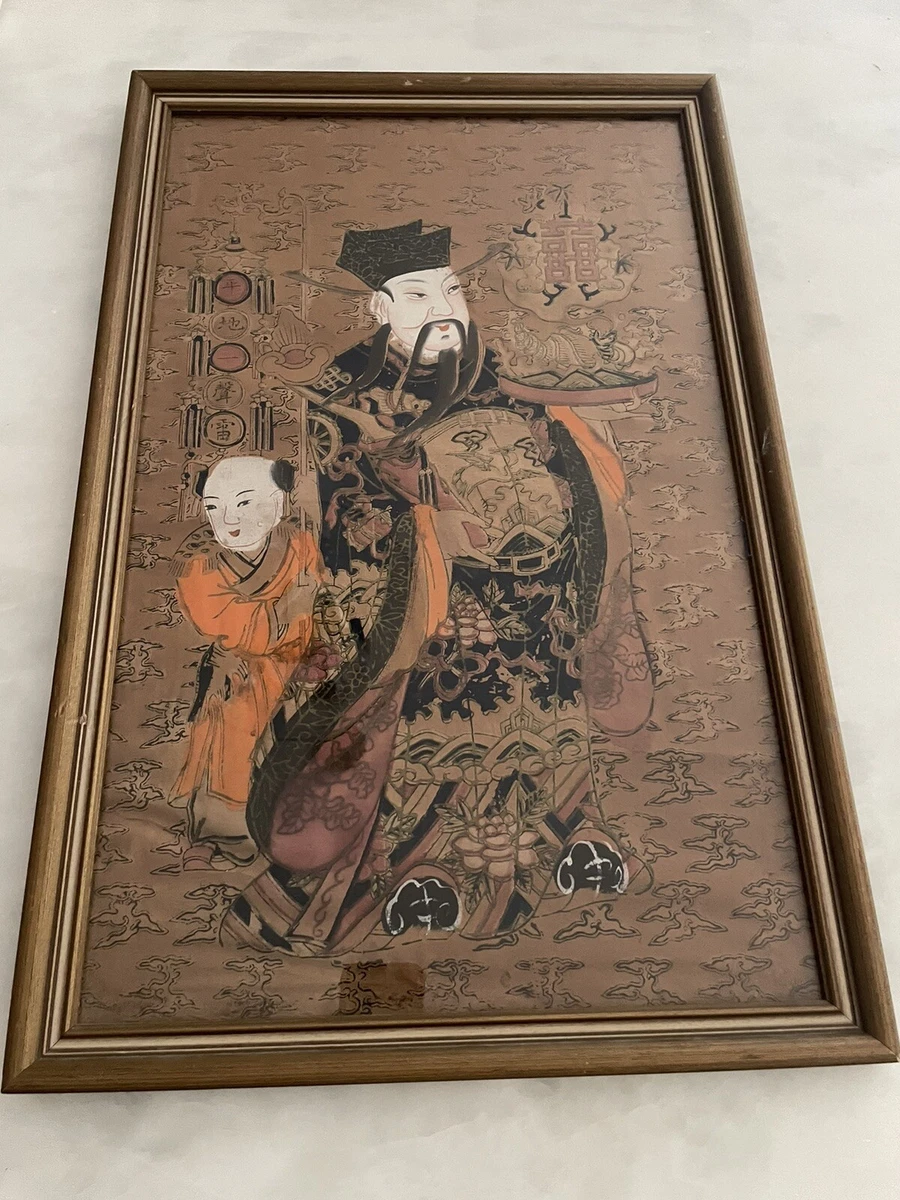 彩绘 書畫 中国美術 中国古董绘画和卷轴| eBay