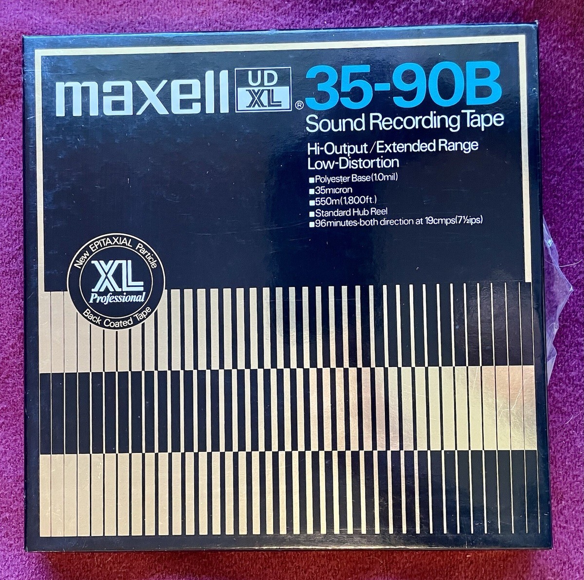 Vintage Maxell UD XL 35-90B - Back-coated Tape - Content unknown