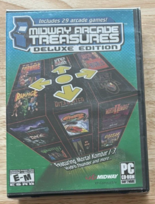 Midway Arcade Treasures Deluxe Edition PC-CD-ROM ~ New Factory