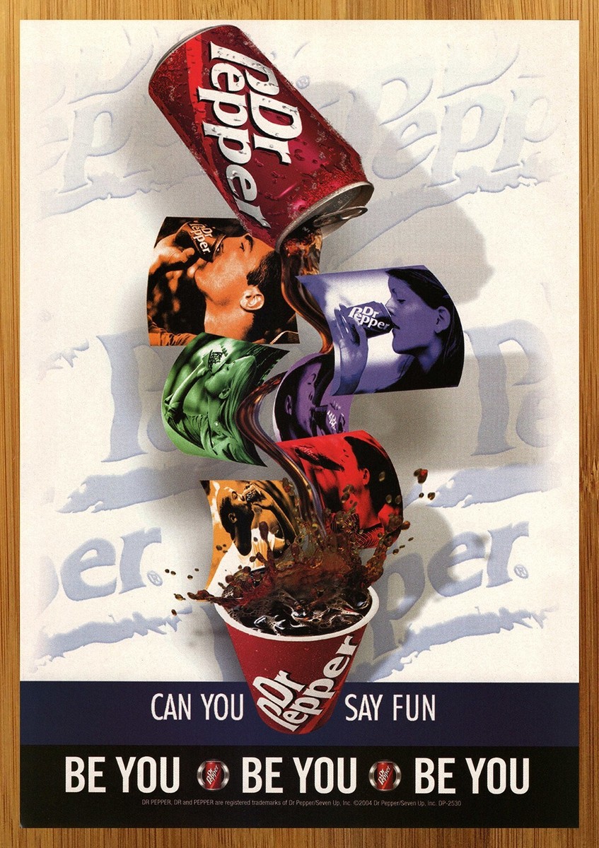 2004 Dr Pepper Vintage Print Ad/Poster Authentic Retro Soda Promo