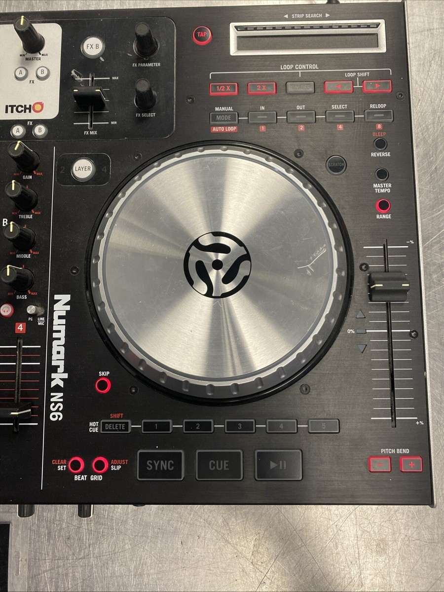 Numark NS6 4 Channel DJ Controller Untested | eBay