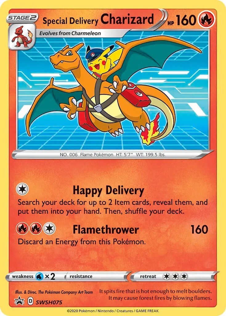 Buy Special Delivery Charizard SWSH075 SWSH: Sword & Shield Promo