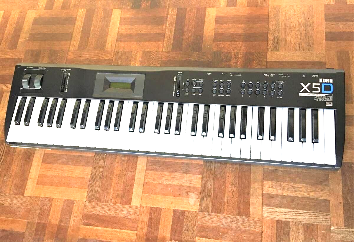 KORG X5D Music Synthesizer Keyboard Music Instruments Black | eBay